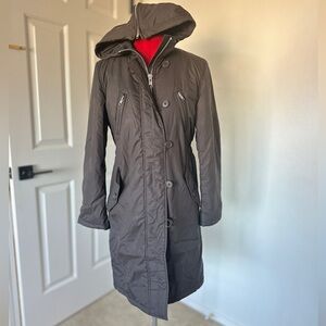 Gap Women's Insulated Hooded Jacket XS brown